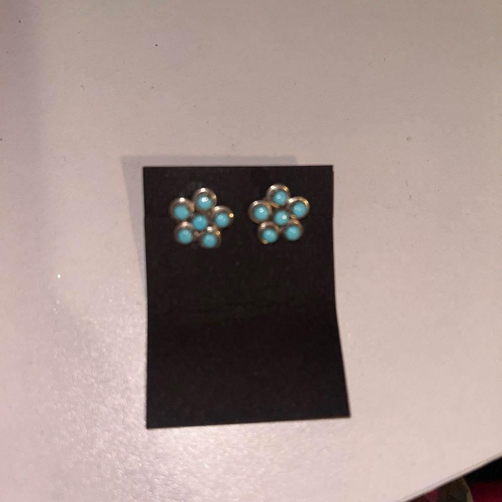 Flower Silver earrings